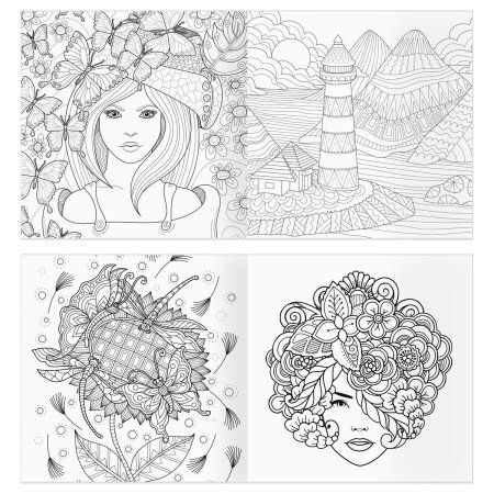 Раскраска для взрослых 228 x 228 мм ТРИ СОВЫ "Антистресс-терапия. Удивительный мир" 64 стр., склейка RE-Pск64_63514