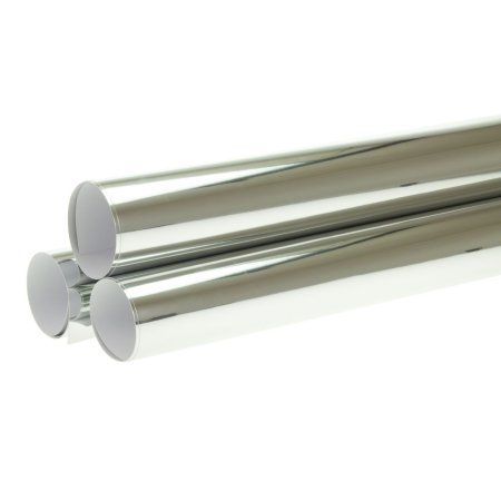 Картон зеркальный FOLIA 270 г/м2 50 x 70 см 1 лист, серебро FL-59560