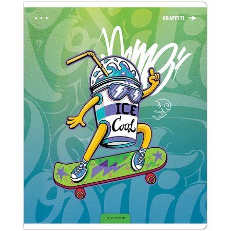 Тетрадь 40л. A5 клетка ArtSpace "Рисунки. Graffiti" эконом RE-Т40кС_42868