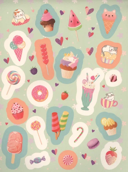 Сто наклеек. Самые вкусные наклейки ROS-37302