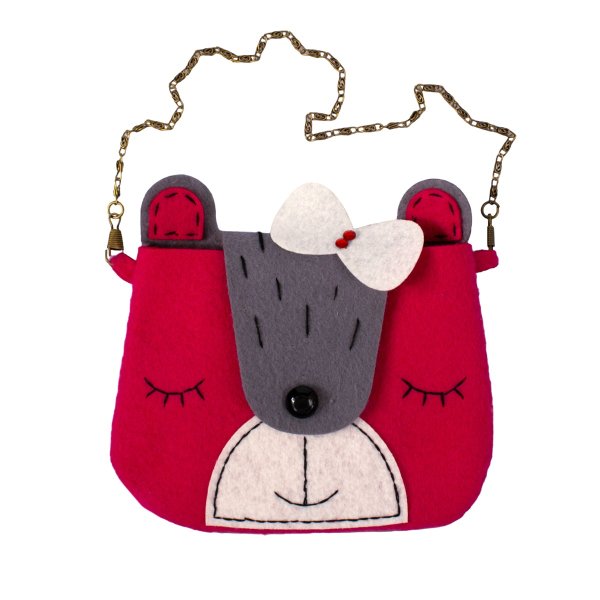 Набор для шитья Сумочка из фетра "Мишка" KOR-04960