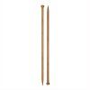 Спицы прямые GAMMA бамбук d 8.0 мм 35 см карамельные BL-D-80