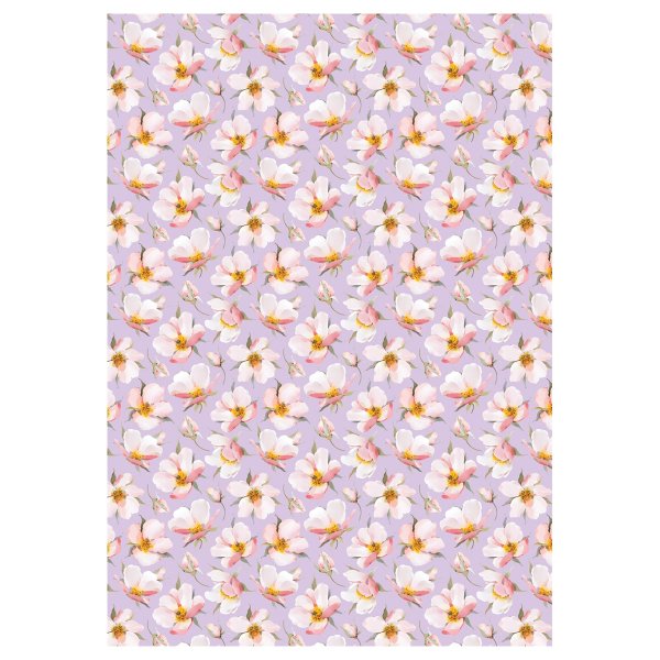 Упаковочная бумага глянцевая MESHU "Bouquet" 1л. 70 x 100 см 80 г/м2, ассорти, 4 дизайна RE-MS_62822