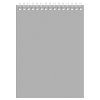 Блокнот A5 60л. BG "Для конференций" серый, на гребне RE-Б5гр60_8592