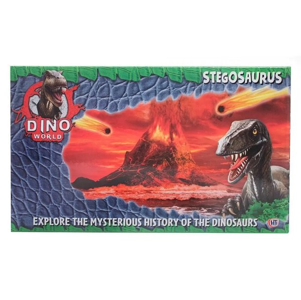 Игрушка DINO WORLD Динозавр Стегозавр 16 см UT-1374171.UNIC