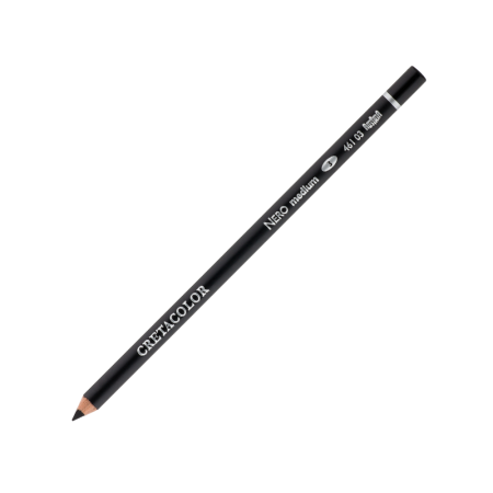 Карандаш масляный CRETACOLOR Nero 1 шт 3-средней твердости CR46103