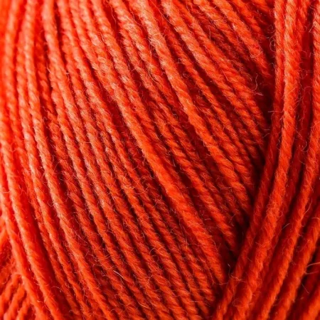 Пряжа Пехорская ПТ "Австралийский меринос" 95% мериносовая шерсть, 5% акрил 1 х 100 г 400 ± 24 м №189 ярко-оранжевый PEH-AM-189