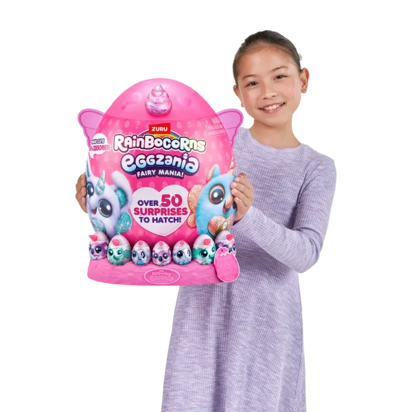 Игровой набор-сюрприз ZURU Rainbocorns Eggzania Fairy Mania S1 с акс. в ассортименте, большой IT-92106