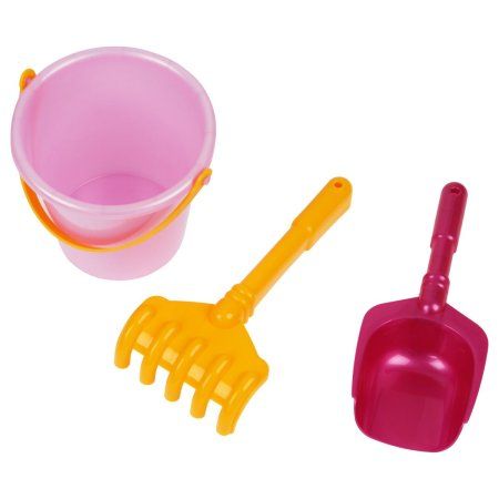 Набор для песка ТРИ СОВЫ "Десерт" 6 предметов (ведро, грабли, совок, 3 формочки) RE-ПИО_005