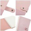 Записная книжка А5 96л. Greenwich Line "Pastel. Pink" ЛАЙТ, кожзам, скрытый гребень, блок в линию RE-NA5_51412