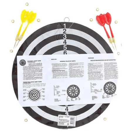Дартс 12" (30 см) + 4 дротика SIM-534873