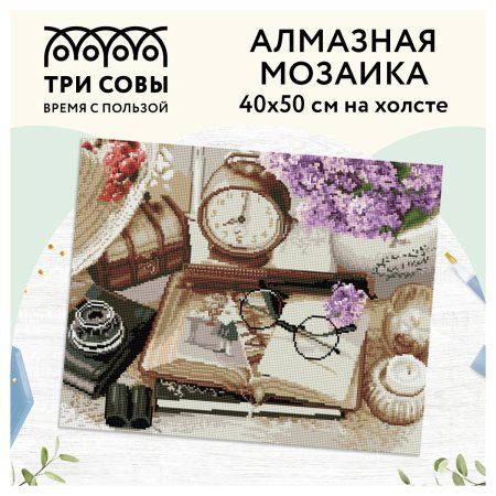 Алмазная мозаика ТРИ СОВЫ "Фотоальбом" 40 x 50 см, холст RE-АМ4050_47572