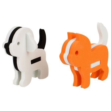 Набор мягких конструкторов ТРИ СОВЫ "Домашние любимцы" EVA, 9 элементов, 2 игрушки RE-КНС002