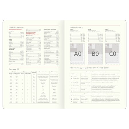 Ежедневник недатированный A5 136л. Greenwich Line "Fascia. Graphite" кожзам, твердый переплет, магнитная застежка, цветной срез RE-DuA5_19171
