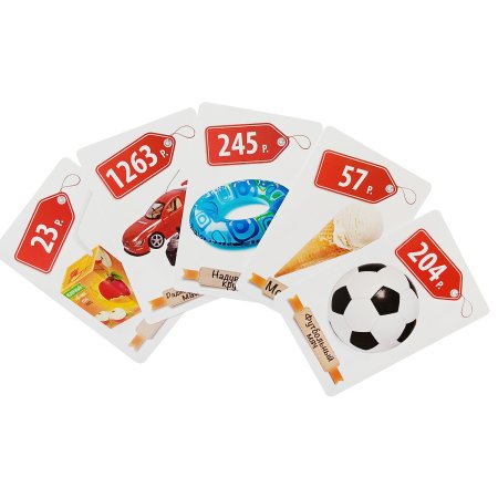 Настольная игра: Десятое королевство "Денежка. Играем в магазин. Покупаем всякую всячину" KOR-03574