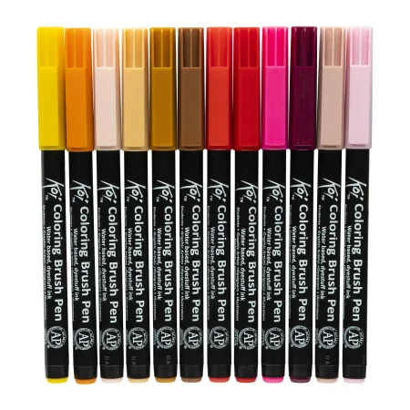 Набор маркеров акварельных SAKURA Koi кисточка 24 цвета MPXBR-24