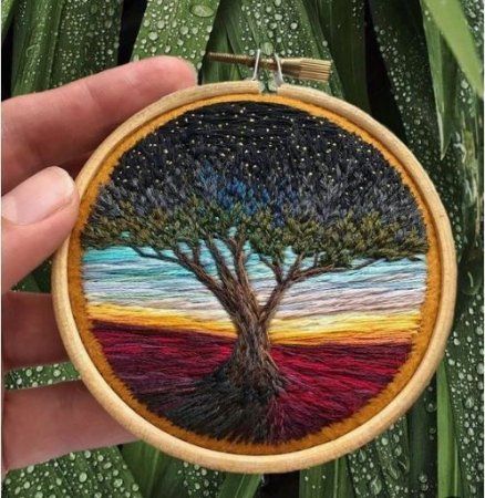 Пяльцы круглые GAMMA d 100 мм (4") под дерево PHR-040