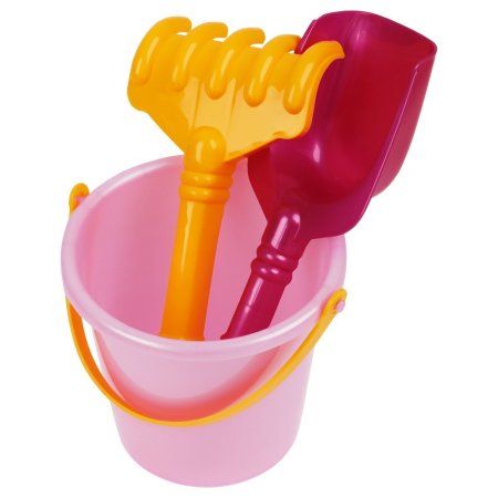 Набор для песка ТРИ СОВЫ "Десерт" 6 предметов (ведро, грабли, совок, 3 формочки) RE-ПИО_005