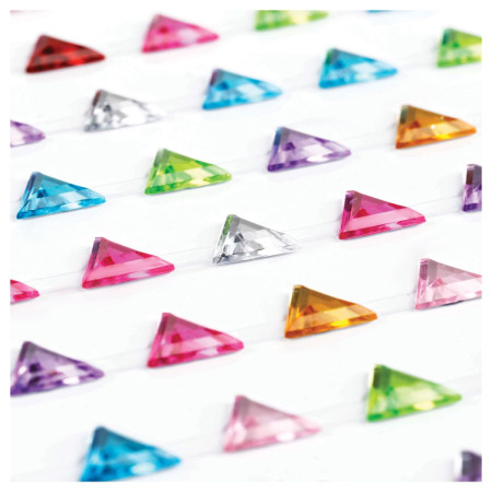 Наклейки акриловые MESHU "Сolorful crystal" 25 x 10 см, стразы, 91 накл, инд. уп., европодвес RE-MS_46767