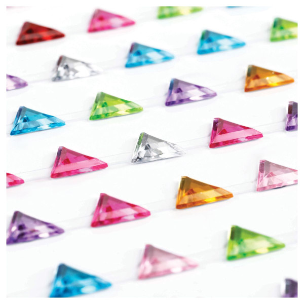 Наклейки акриловые MESHU "Сolorful crystal" 25 x 10 см, стразы, 91 накл, инд. уп., европодвес RE-MS_46767