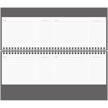 Планинг датированный 2024г. OfficeSpace "Winner" 330 x 130 мм 64л. кожзам, черный RE-Pd64_51592