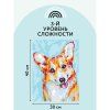 Картина по номерам на холсте ТРИ СОВЫ "Корги" 30 x 40 см с акриловыми красками и кистями RE-КХ_44101