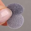 Липучка на клеевой основе Круг (набор 55 шт) размер 1 шт 1.5 x 1.5 см, серый 4296212