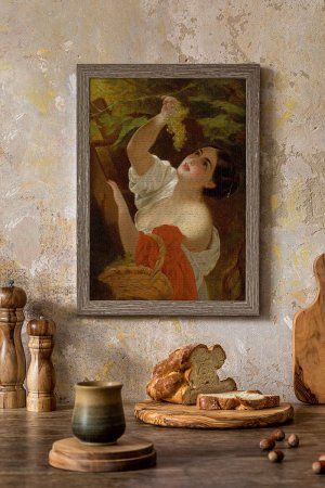 Пазл 500 элементов ФРЕЯ "Третьяковская галерея. Брюллов К. П. Итальянский полдень (Итальянка, снимающая виноград)" GTG-PZL-500/01