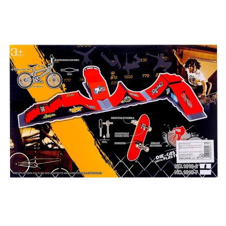 Набор экстремала "Скейт-парк" фингерборд с трамплином SIM-3096057 Набор экстремала "Скейт-парк" фингерборд с трамплином SIM-3096057