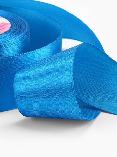 Лента атласная 40 мм x 23 ± 1 м, №152 ярко-голубой SIM-10288859