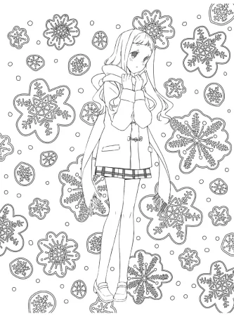 Книга: Fun Manga Girls. Раскраска для творчества и вдохновения EKS-134679