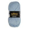 Пряжа ALPINA Tommy 100% микнес 1 х 50 г 130 ± 10 м №040 серый ALP-TOM-040