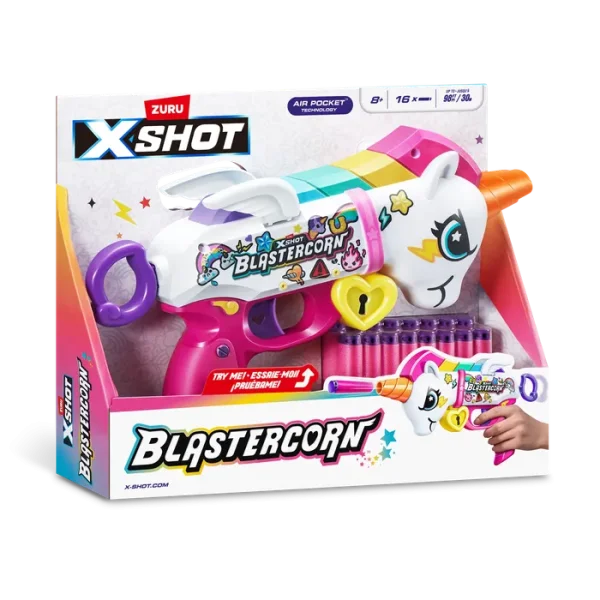 Игровой набор ZURU X-Shot Blastercorn (бластер, 16 снарядов) IT-36729
