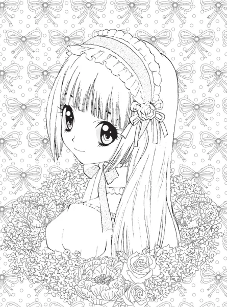 Раскраска WOW MANGA для творчества и вдохновения EKS-552442