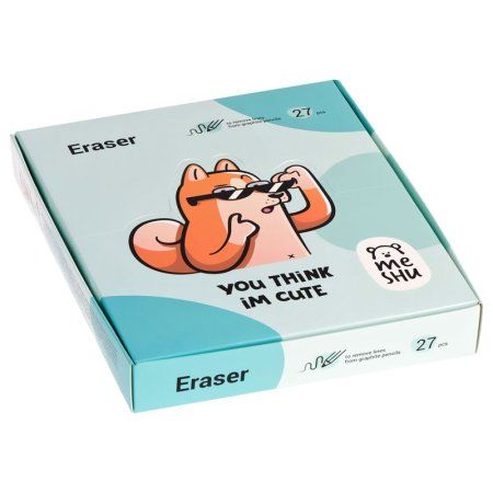 Ластик MESHU "Good boy" фигурный 40 x 30 x 13 мм, термопластичная резина RE-MS_45596