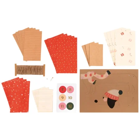 Набор для адвент-календаря FOLIA Sausage Dog 54 предмета FL-9382 Набор для адвент-календаря FOLIA Sausage Dog 54 предмета FL-9382