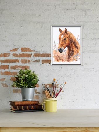 Набор для вышивания PANNA В степи среди трав 26.5 х 33 см J-7528