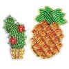 Набор для творчества "Клевер" Набор патчей "Ананас и кактус" АФ10-082