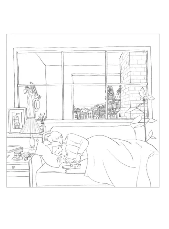 Книга: Любовь живет в мелочах. Раскраска-антистресс от популярной корейской художницы Puuung EKS-658441