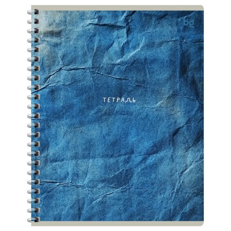 Тетрадь 96л. A5 клетка на гребне BG "Оттенки бумаги" матовая ламинация RE-Т5гр96_лм_08563