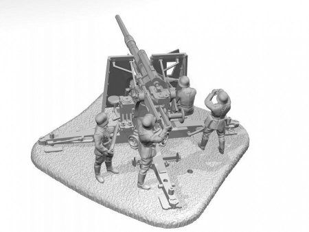 Сборная модель: Немецкая зенитка Flak 36/37 88 мм, З-6158