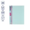 Папка с 40 вкладышами A4 Expert Complete "Trend Pastel" 20 мм, 600 мкм, диагональ, 1 шт, бирюзовый EC27041940