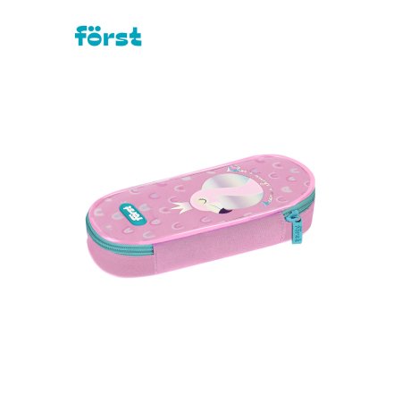 Пенал корпусный 1 отделение Forst "Shiny flamingo" 220 x 90 x 45, полиэстер RE-FT-PF-010302