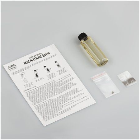 Набор для проведения опытов ТРИ СОВЫ "Магнитная буря" картонная коробка, европодвес RE-EX237T