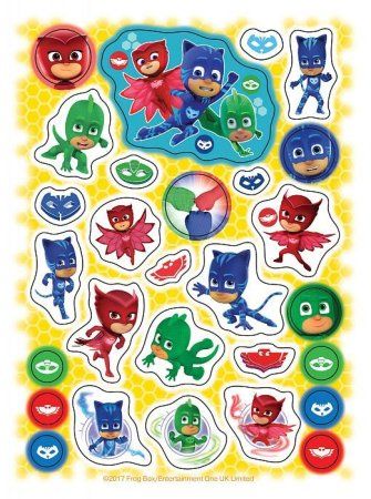 Сто наклеек (оранжевый). Герои в масках. ROS-32716