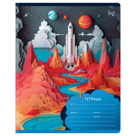 Тетрадь 12л. клетка BG "Paper Art" RE-Т5ск12_55460