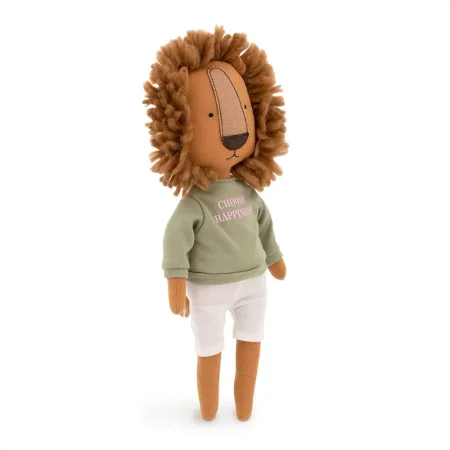 Мягкая игрушка ORANGE TOYS Лев Саймон: Зелёная толстовка 30 см ORT-CM05-16/S26