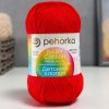 Пряжа Пехорская ПТ "Детский хлопок" 100% мерсеризованный хлопок 1 x 100 г 330 м ± 6 м №006 красный PEH-DHL-006