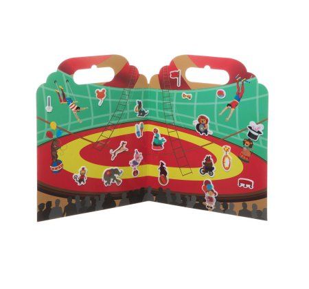 Набор наклеек BONDIBON Нано-стикер. В Цирке 19 x 24 см. ВВ1378 Набор наклеек BONDIBON Нано-стикер. В Цирке 19 x 24 см. ВВ1378