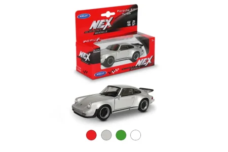 Машинка WELLY 1:38 Porsche 911 Turbo (930), пруж. мех., цвет в асс. IT-43683W